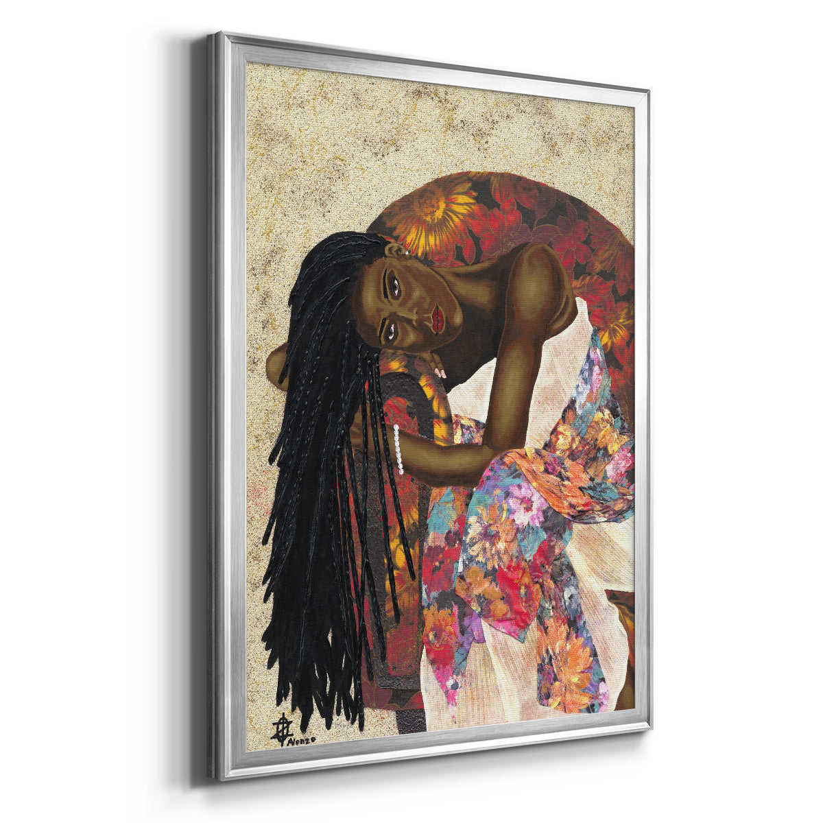 Woman Strong III - Modern Framed Canvas Print