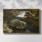 By the Mill Pond (En Mølledam), 1850 - Floater Framed Canvas Print