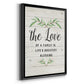 Love of a Family - Modern Framed Canvas Print