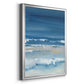 Coastal Colors I - Modern Framed Canvas Print