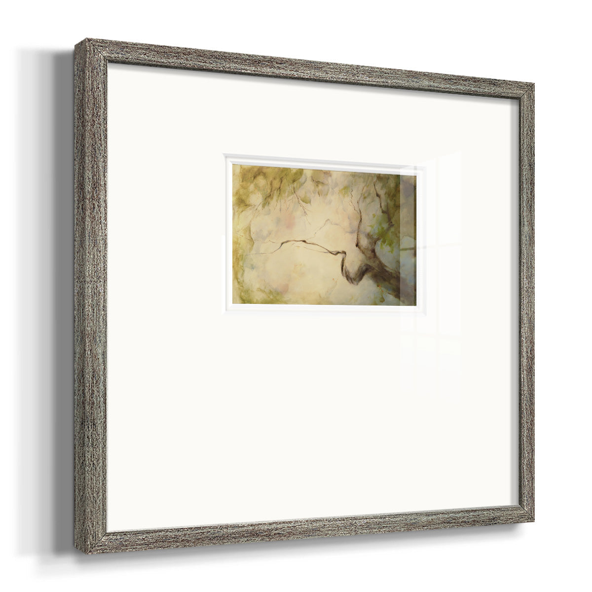 Verdant April- Premium Framed Print Double Matboard