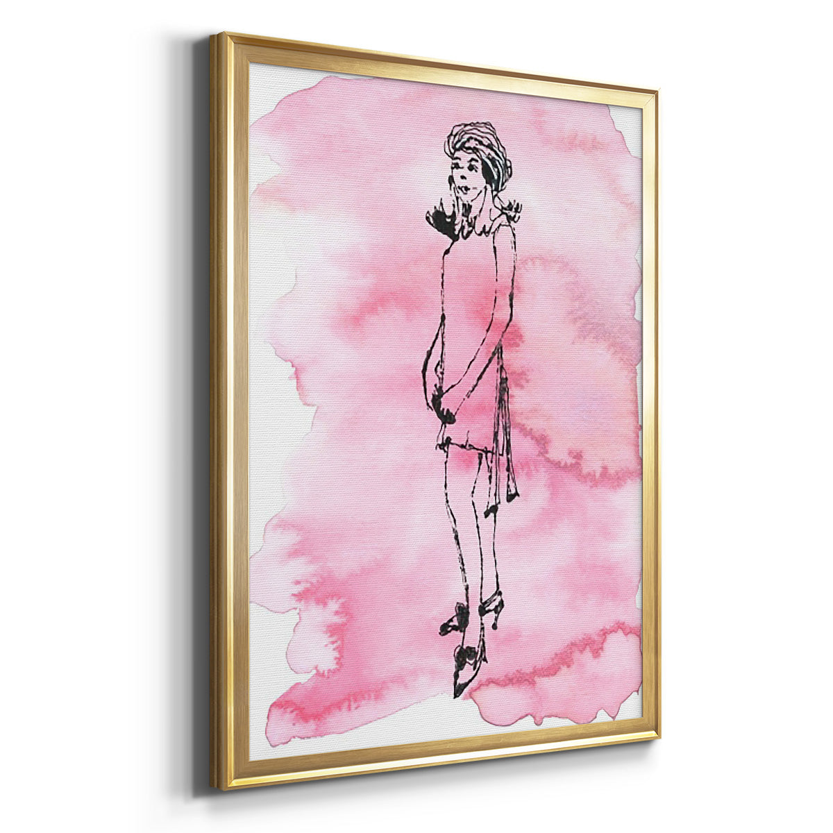 60's Fab II - Modern Framed Canvas Print