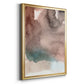 Red Ochre Abstract I - Modern Framed Canvas Print