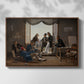 A Group of Danish Artists in Rome, 1837 - Floater Framed Canvas Print