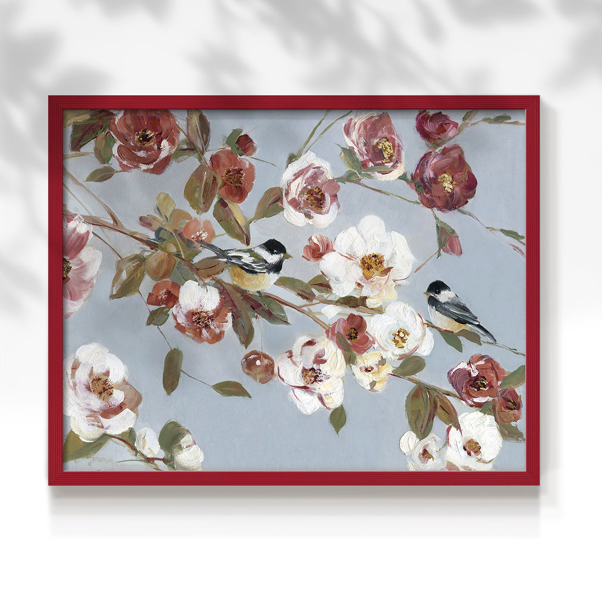 44432,artwork,flowers,songbirds,blooming,pastel colors,nature,painting,tranquility,floral,decor,home,birds,soft tones,wall art,still life,elegance,design,garden,wildlife,peace,beauty,colorful,composition,branches,brushwork,canvas,contemporary,aesthetic,visual,spring,serene,charm,details,flora,fauna,modern,interior design,color palette,harmony,inspiration,Re-stickable,Plants & Flowers