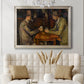 The Card Players - Ornate Framed Canvas Print