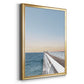 Day at the Pier - Modern Framed Canvas Print