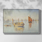 Concarneau, Quiet Morning, Opus 219, 1891 - Floater Framed Canvas Print
