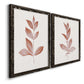 Red Leaf I - Premium Framed Canvas 2 Piece Set - Ready to Hang