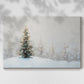 Frostlit Evergreen Parish - Canvas Art Print