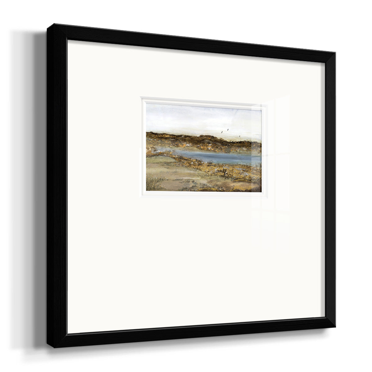 RETREATING WITHIN Premium Framed Print Double Matboard