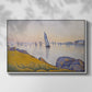 Evening Calm, Concarneau, Opus 220, 1891 - Floater Framed Canvas Print