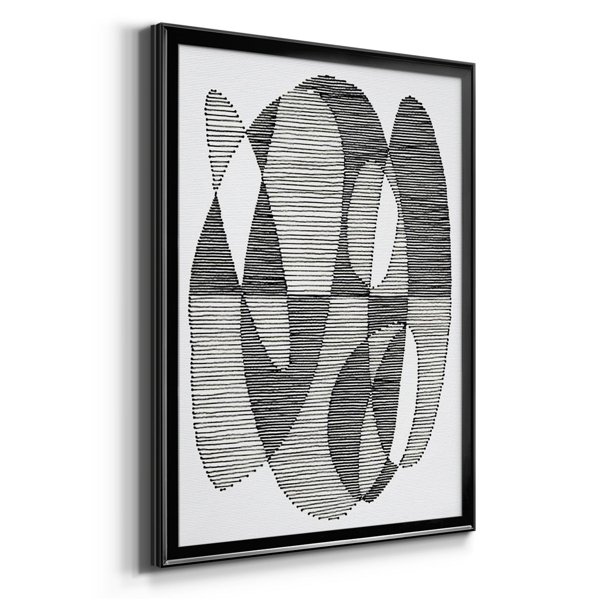 Opposite Day II - Modern Framed Canvas Print