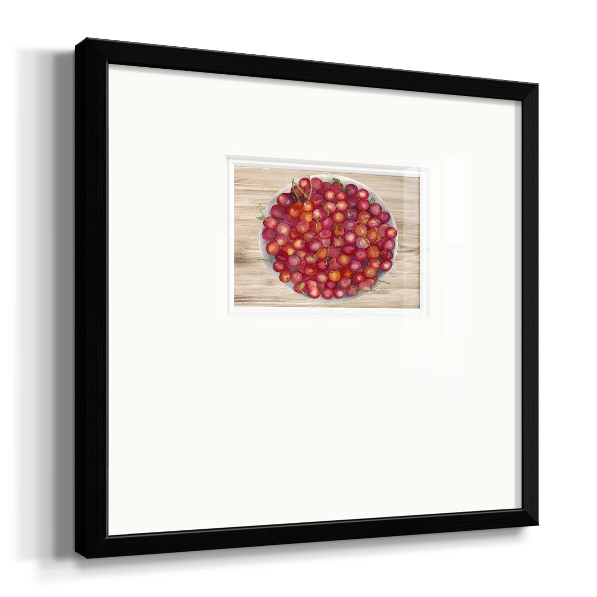 Bowls of Fruit IV Premium Framed Print Double Matboard