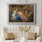 The Muses Urania and Calliope - Ornate Framed Canvas Print