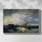 Sheerness as Seen from the Nore, 1808 - Floater Framed Canvas Print