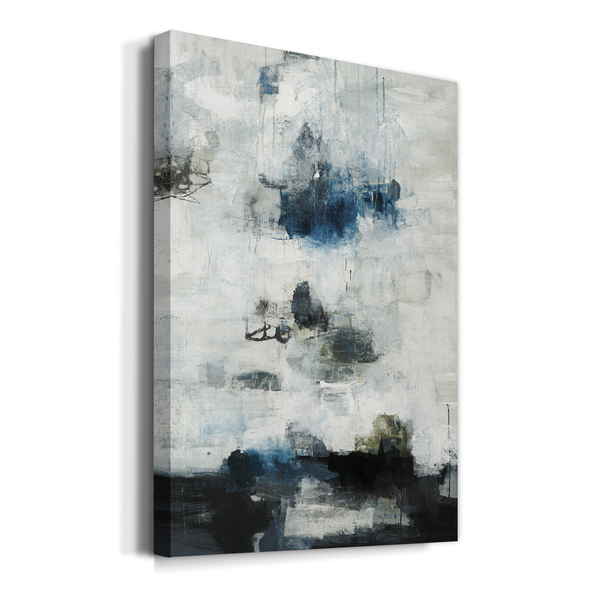 Black & Blue Premium Gallery Wrapped Canvas - Ready to Hang