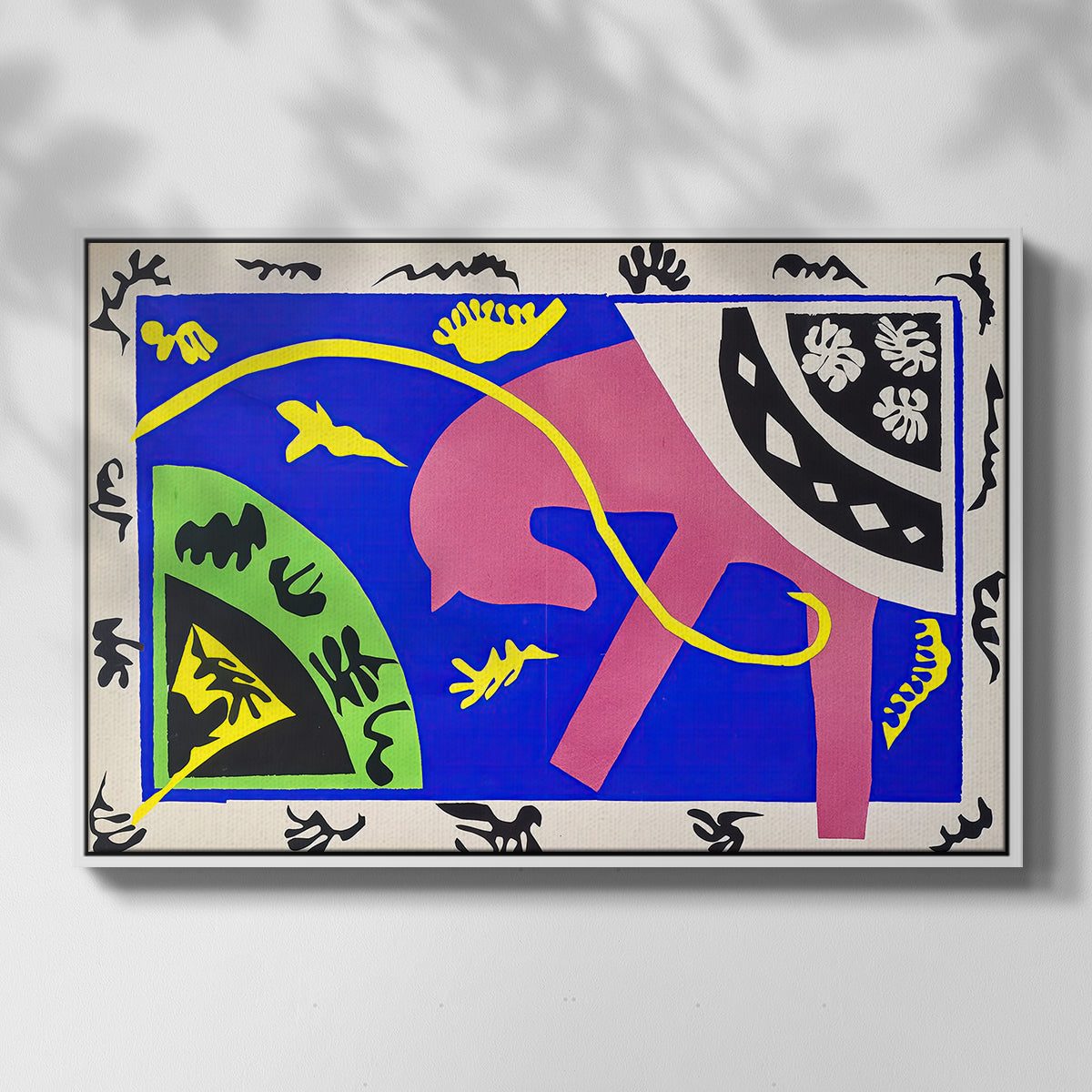 The Horse, the Rider and the Clown, from Jazz, 1947 - Floater Framed Canvas Print