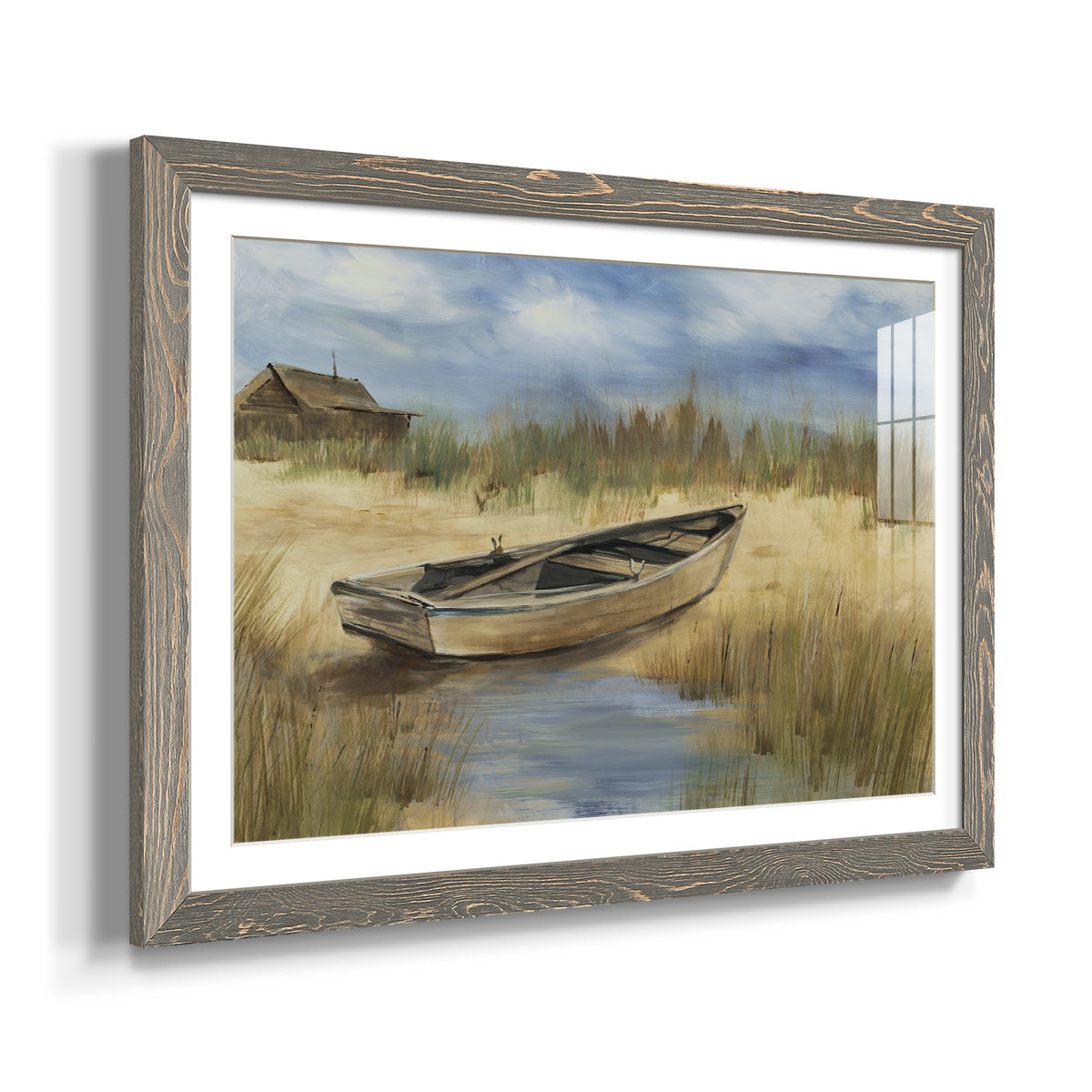 Fisherman's Friend - Barnwood Framed Art Print