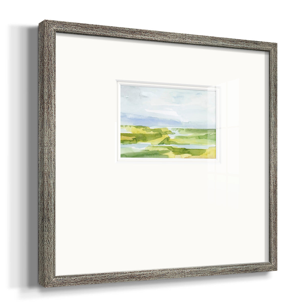 Watery Lowlands III Premium Framed Print Double Matboard