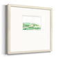 Green Mist Vista I Premium Framed Print Double Matboard