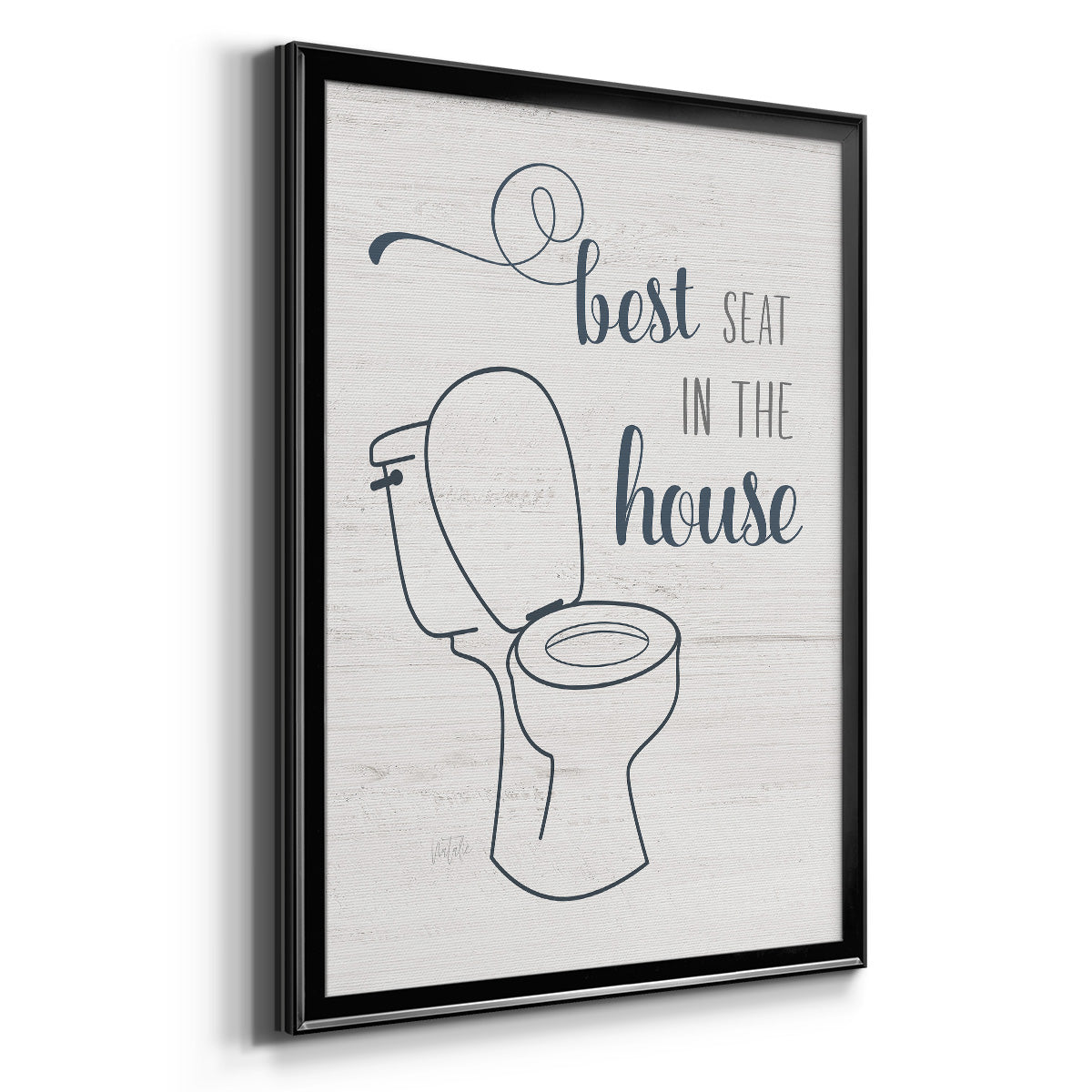 Best Seat - Modern Framed Canvas Print