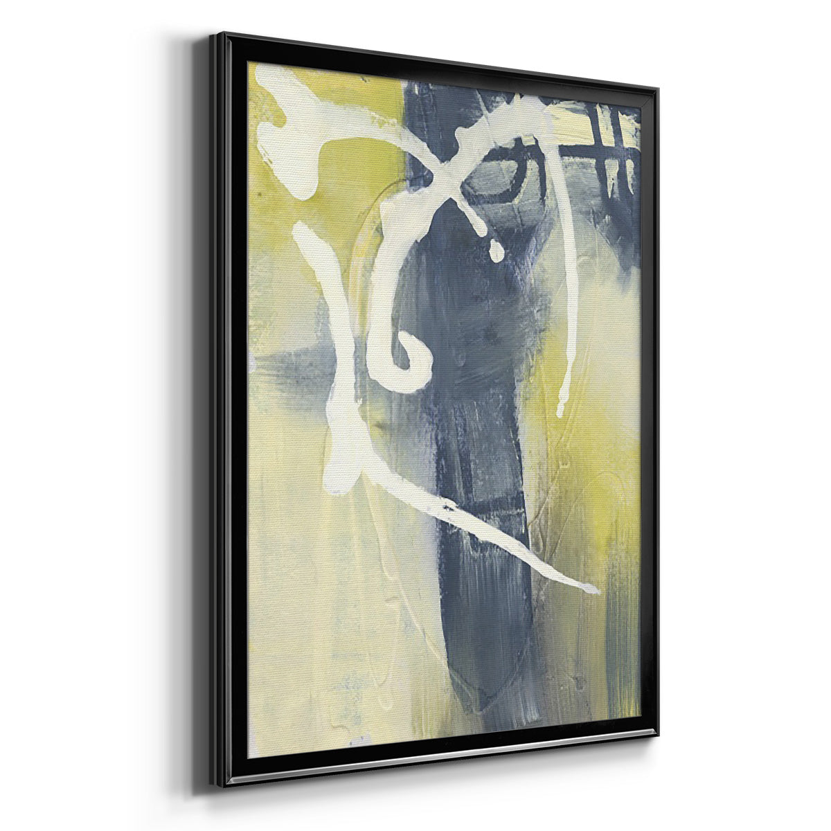 Delightful II - Modern Framed Canvas Print