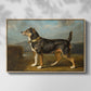 A Terrier in a Landscape, c. 1811 - Floater Framed Canvas Print