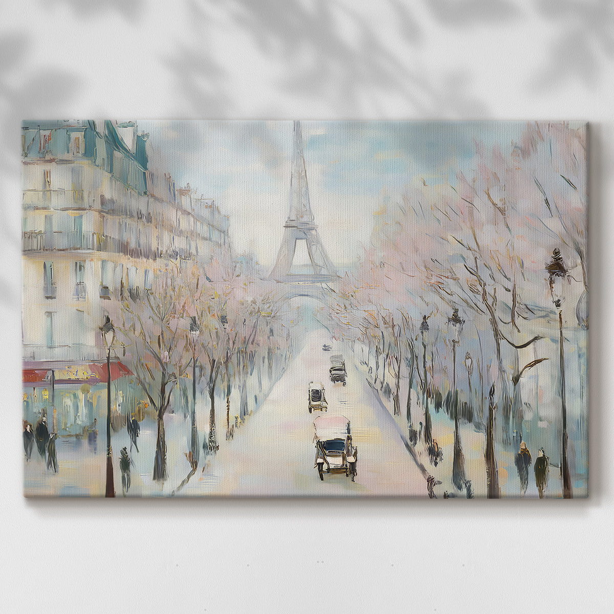 eiffel tower,paris,cherry blossoms,vintage cars,spring,european architecture,beautiful scenery,historical era,outdoor activity,pedestrians,daytime,french culture,romantic ambiance,travel destination,urban landscape,soft colors,charming atmosphere,city life,iconic landmark,sunlight,seasonal change,tourism,peaceful setting,blossoming trees,street lamps,quiet moment,classic vehicles,cultural heritage,sightseeing,picturesque view,historical sites,seasonal beauty,leisurely stroll,vibrant architecture,local life