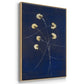 Indigo 2 - Framed Premium Gallery Wrapped Canvas L Frame - Ready to Hang