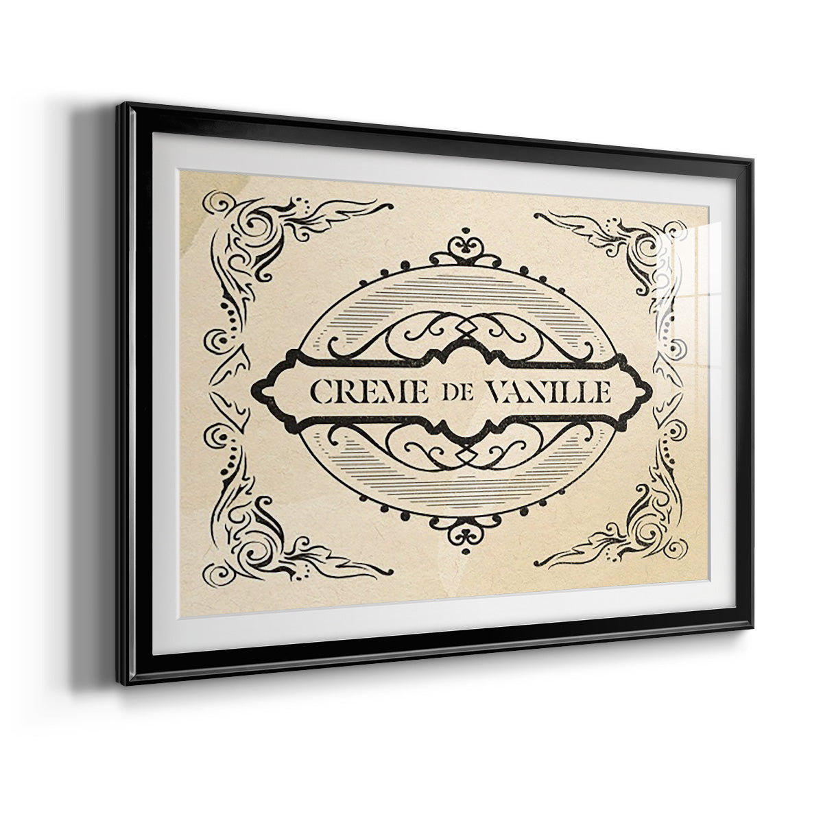 Antique French Label II - Modern Framed Art Print