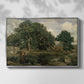 Forest of Fontainebleau, 1846 - Floater Framed Canvas Print