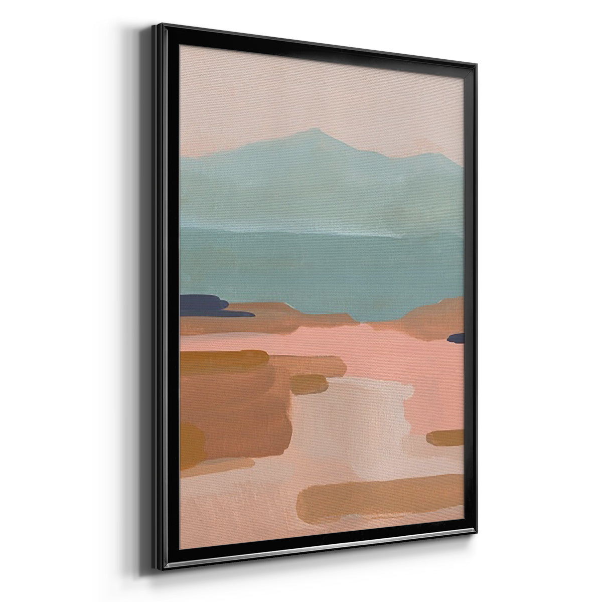 Desert Sunrise I - Modern Framed Canvas Print