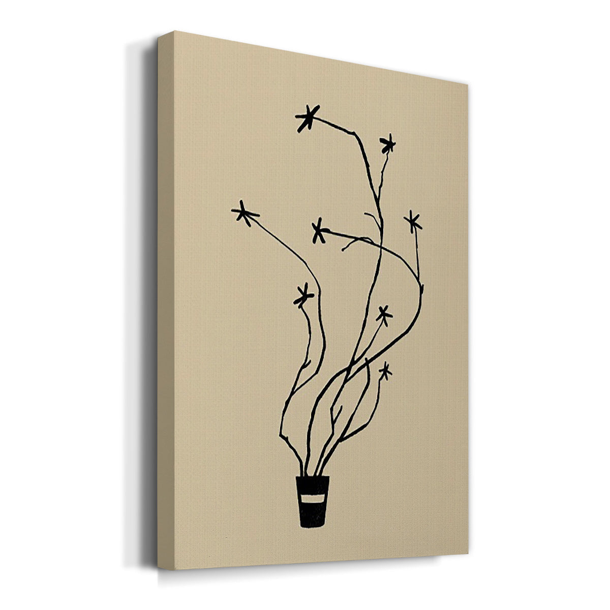 Spring Sprig Vase I - Canvas Art Print