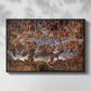 The Last Judgment (Charon's Boat and the Damned), 1536-1541 - Floater Framed Canvas Print