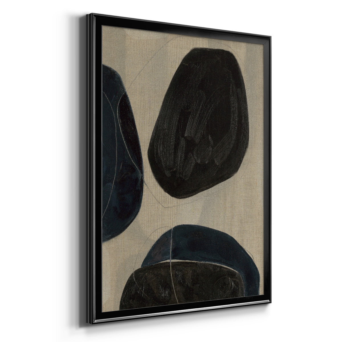 Gravity II - Modern Framed Canvas Print