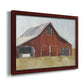 Rustic Red Barn I Premium Framed Canvas- Ready to Hang