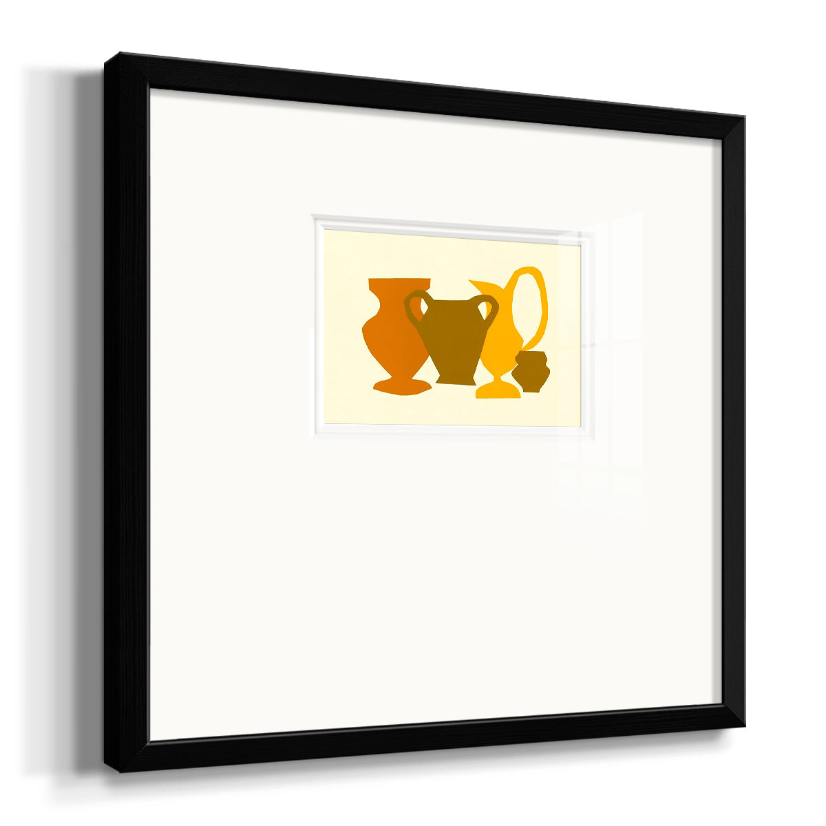 Posing Pottery II Premium Framed Print Double Matboard