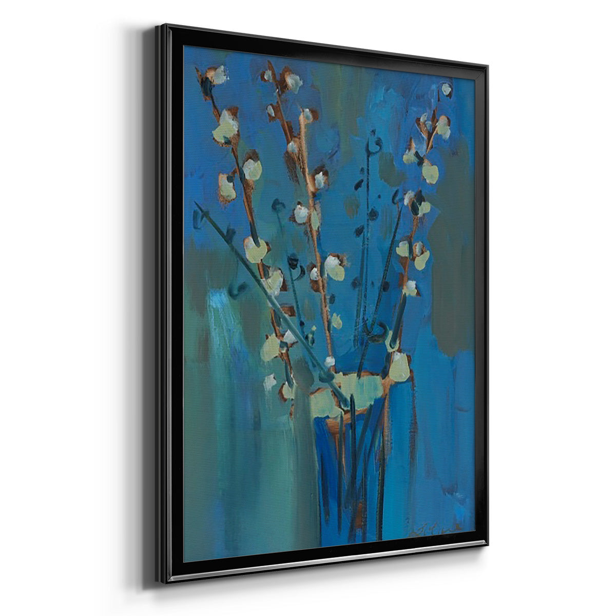 Winter Willow II - Modern Framed Canvas Print