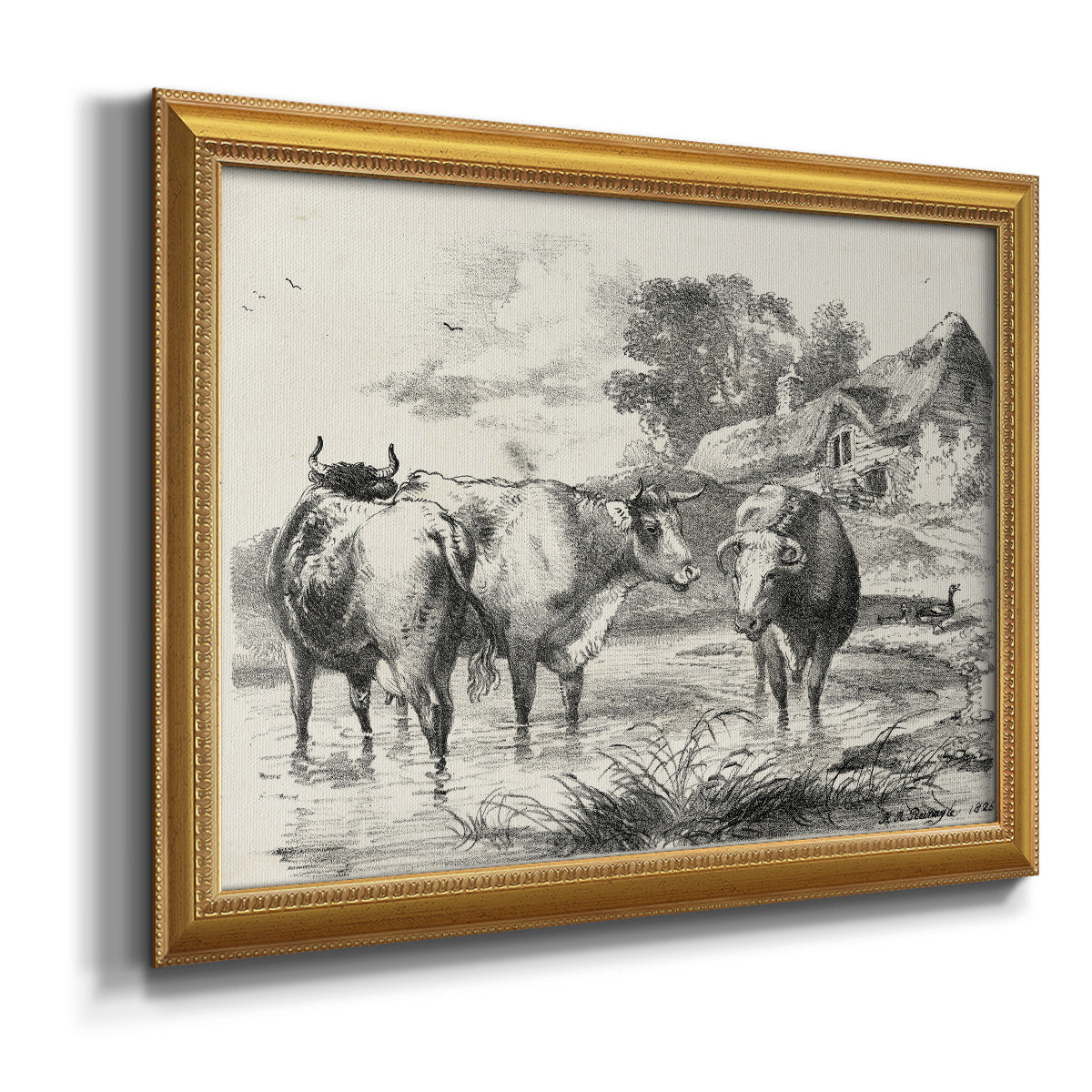 Rural Charms I Premium Framed Canvas- Ready to Hang