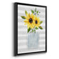 Sunflower Perfume I - Modern Framed Canvas Print