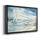 Subtle Sail - Modern Framed Canvas Print