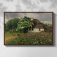 Farmhouse with Meadow Flowers, 1909 - Floater Framed Canvas Print