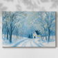 Mint Fir Hearth - Canvas Art Print
