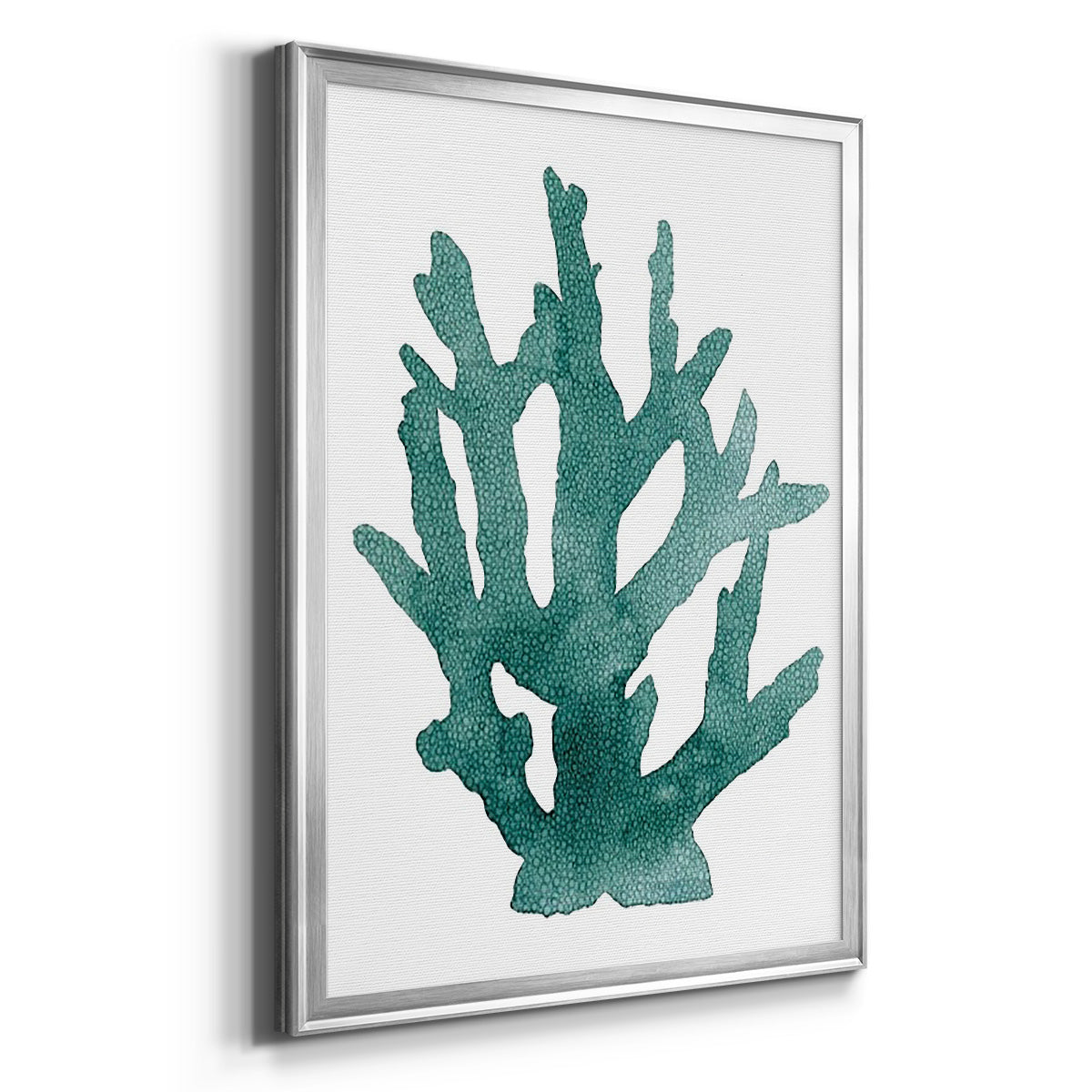 Coral Souvenirs I - Modern Framed Canvas Print