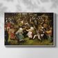 The Wedding Dance, c. 1566 - Floater Framed Canvas Print
