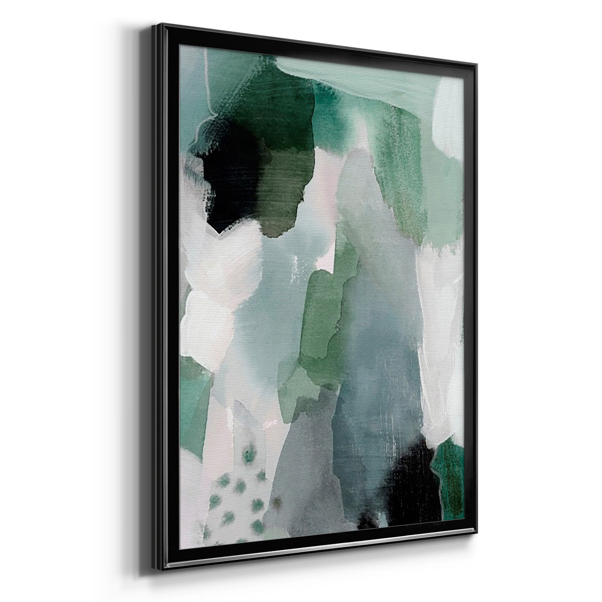 Turquoise Waters I - Modern Framed Canvas Print