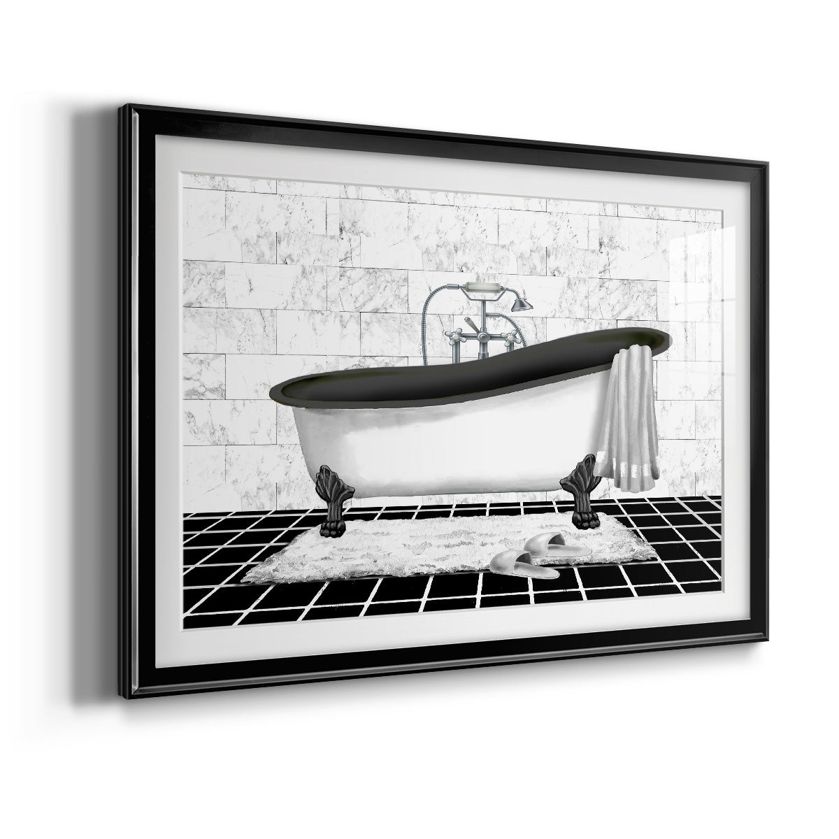 Modern Bath II - Modern Framed Art Print