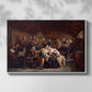 Funeral Feast, 1854 - Floater Framed Canvas Print