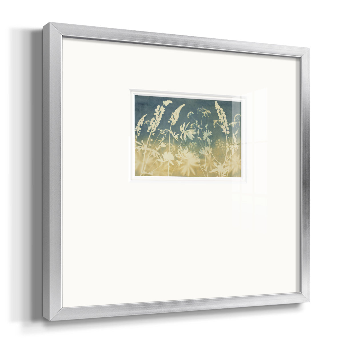 Solstice Lupine- Premium Framed Print Double Matboard